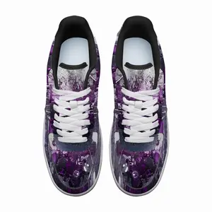 Men Basic Violet Low Top Shoes