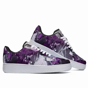 Men Basic Violet Low Top Shoes