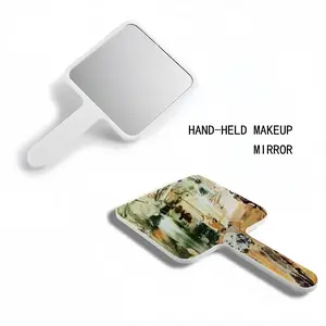 Gods Of The Future Square Handle Mirror