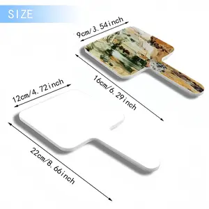 Gods Of The Future Square Handle Mirror