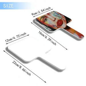 Summer Rain Square Handle Mirror