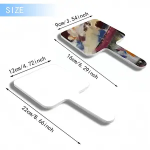 Milk Square Handle Mirror