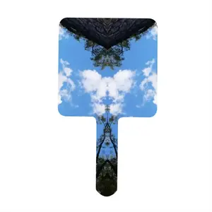 Holy Cloud Smokes Square Handle Mirror