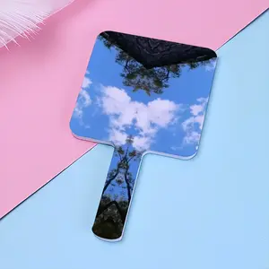 Holy Cloud Smokes Square Handle Mirror