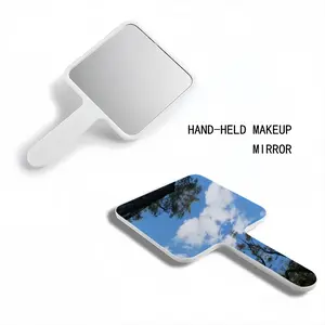 Holy Cloud Smokes Square Handle Mirror