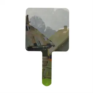 First Snow Square Handle Mirror