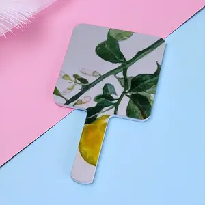 Lemon Branch Square Handle Mirror