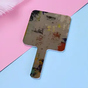 Celebrate I Square Handle Mirror