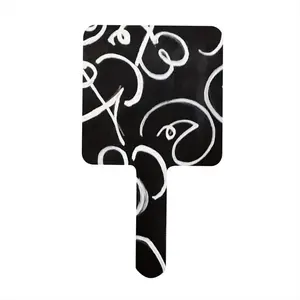 Chalkboard Memories Square Handle Mirror