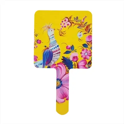 Passion And Love Square Handle Mirror