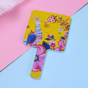 Passion And Love Square Handle Mirror