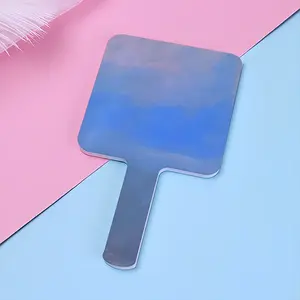 Abstraction Of The Sea Square Handle Mirror