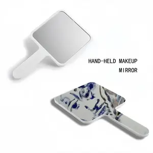 Hold My Hand Said The Butterfly Square Handle Mirror