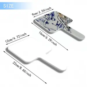 Hold My Hand Said The Butterfly Square Handle Mirror