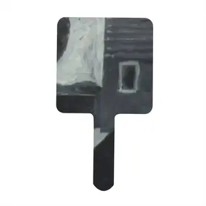 Dark Threat Square Handle Mirror