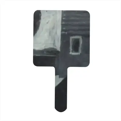 Dark Threat Square Handle Mirror