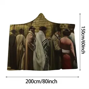 Jewish Pilgrims At The Western Wall Hat Blanket (Multi-Size)