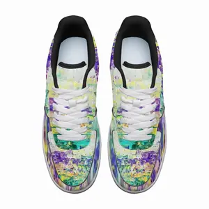 Men Turquoise Trees Low Top Shoes