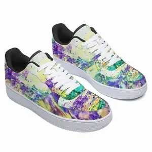 Men Turquoise Trees Low Top Shoes