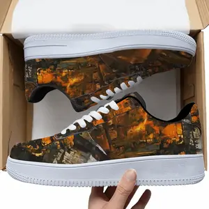 Men The Gold Of The Night Low Top Shoes