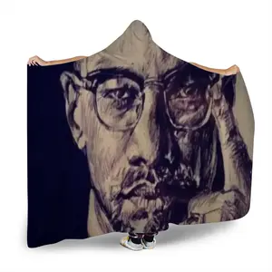 Malcolm X Portrait Hat Blanket (Multi-Size)