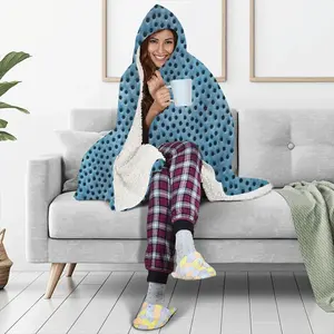 Holes Blue Hat Blanket (Multi-Size)