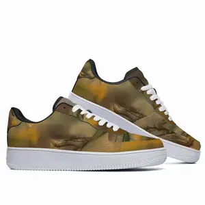 Men Green Yellow Playlines Low Top Shoes