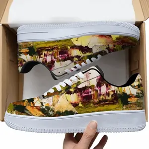 Men Blooming Cherry Trees Low Top Shoes