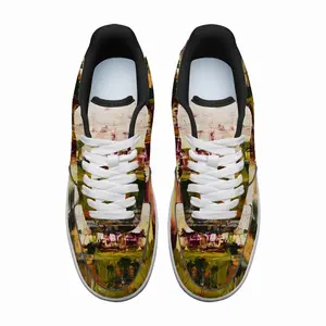 Men Blooming Cherry Trees Low Top Shoes