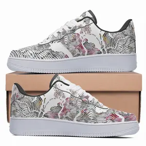 Men Butterflies Explosion Of Love Low Top Shoes