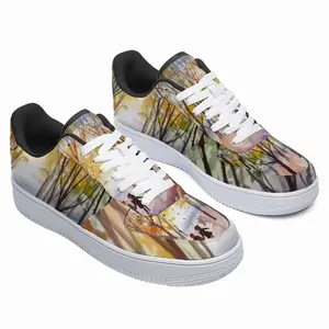 Men Set 1-Together In The Autumn Park Autumn Trees Low Top Shoes