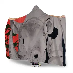 Rhinoceros Animals Wild Africa Tanzania Namibia Hat Blanket (Multi-Size)