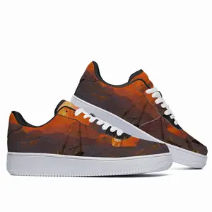 Men Beautiful Sunset On The Sea Low Top Shoes