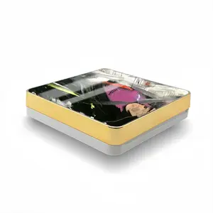 Black Rose Air Cushion Box (Square)