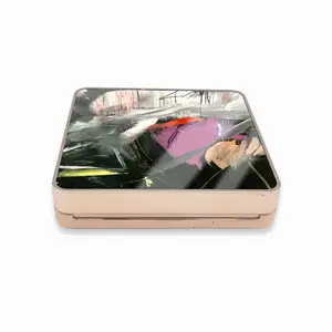 Black Rose Air Cushion Box (Square)