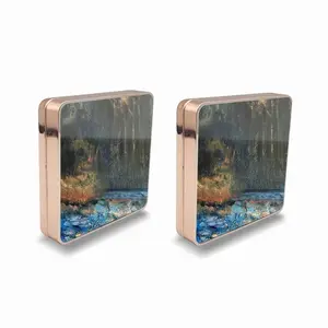 Edge Of The Forest Venezuelan Gold Air Cushion Box (Square)