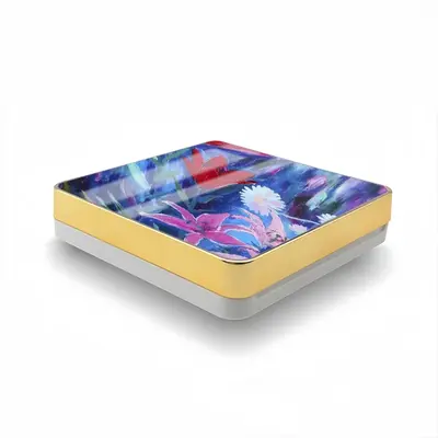 Lilies In The Evening Air Cushion Box (Square)