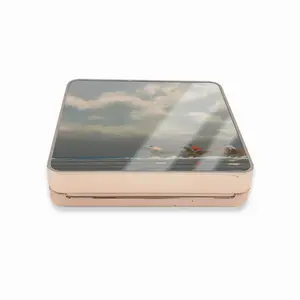 Beach With Riders Air Cushion Box (Square)