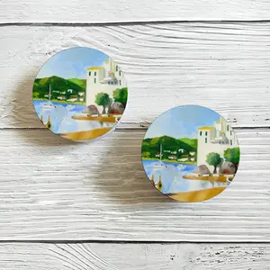 Cadaques (Spain) Air Cushion Box (Rounded)