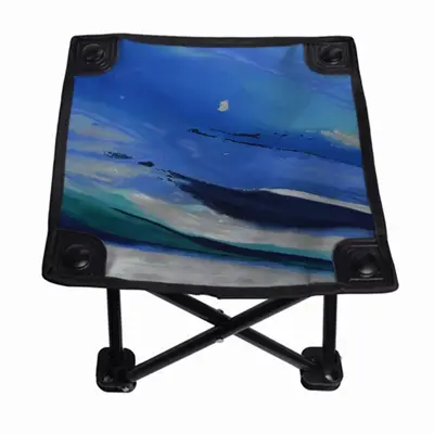 Into The Great Blue Folding Fishing Stool