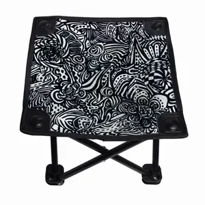 Flowers Folding Fishing Stool