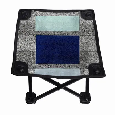 I Am A Mirror - I Am A Shadow Ii (Self Portrait Series Me ) Folding Fishing Stool