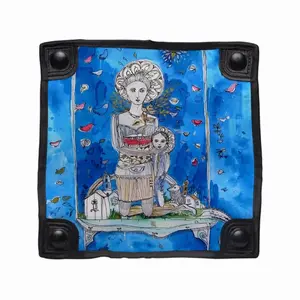 Madonna With Opened Mouth Folding Fishing Stool