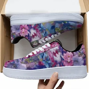 Men Summer Flowers Low Top Shoes