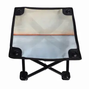 White Orange Series 3 Folding Fishing Stool