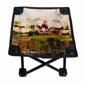 Blooming Cherry Trees Folding Fishing Stool