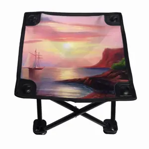 Red Sea Sunset Folding Fishing Stool