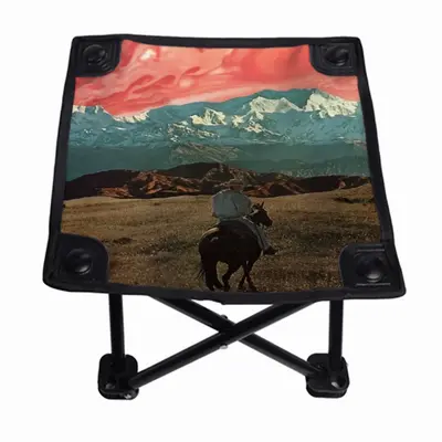 They Say Dogs Are Colorblind (I Think He Sees More Than We Do) Folding Fishing Stool