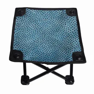 Holes Blue Folding Fishing Stool