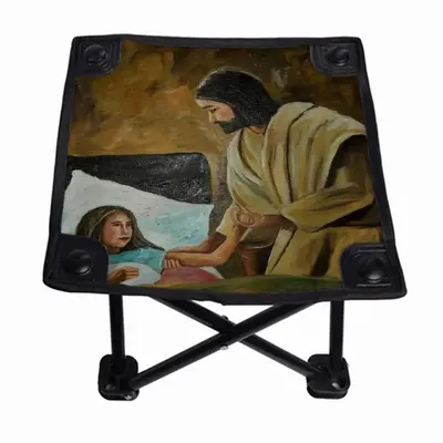 Jesus Heals Folding Fishing Stool